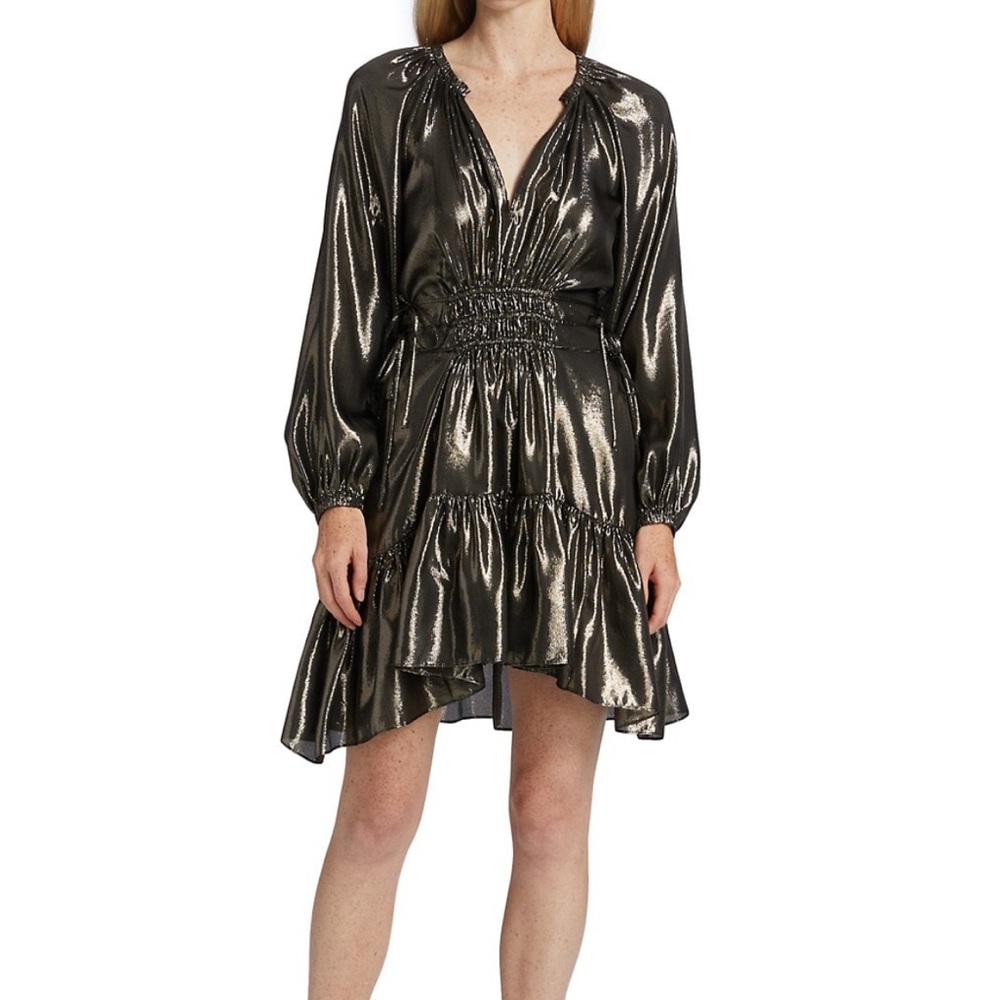 NWT A.L.C. Suri Metallic dress